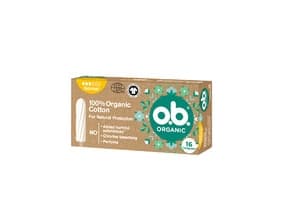 O.B. Organic Normal tamponger - 100% bomull 16 st