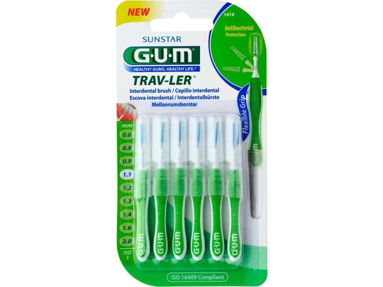 Sunstar GUM D.GUM mellanrumsborstar 1414/6