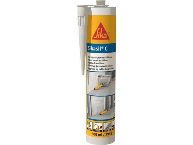 Sikasil-C fogmassa i silikon 300 ml klar