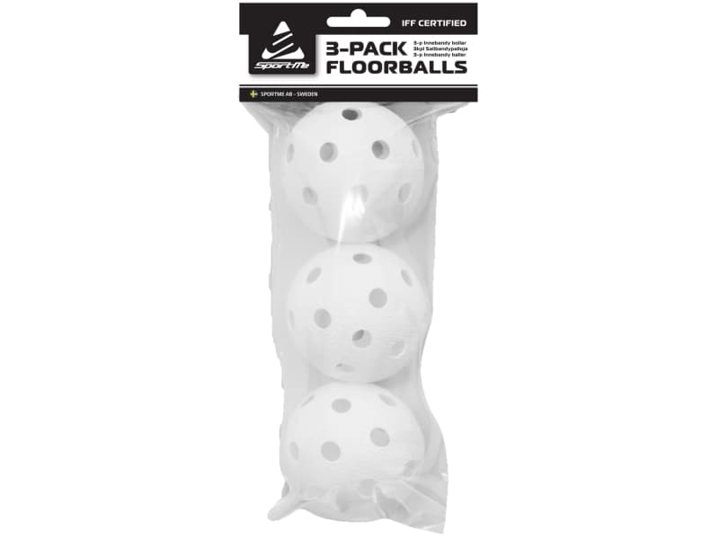 Innebandybollar 3 Pack IFF-Godkända