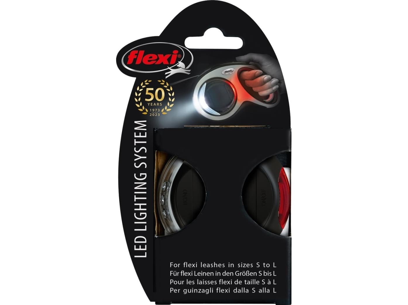 Trixie flexi LED-lampa svart USB