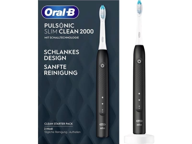 Oral-B Pulsonic Slim Clean 2000 tandborste svart/vit