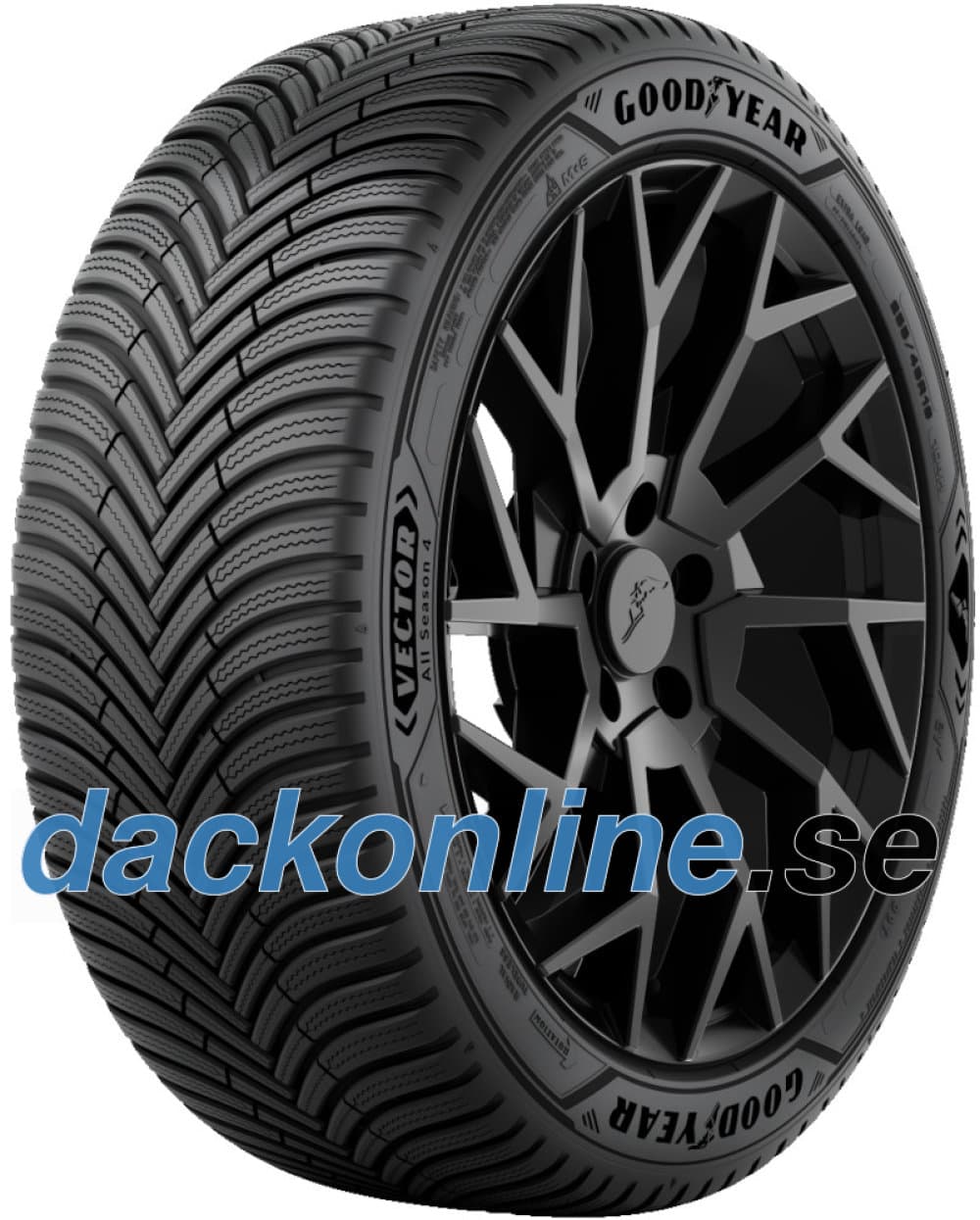 Goodyear Vector All Season 4 ( 235/50 R18 101V XL EVR, med fälgskyddslist (MFS) )