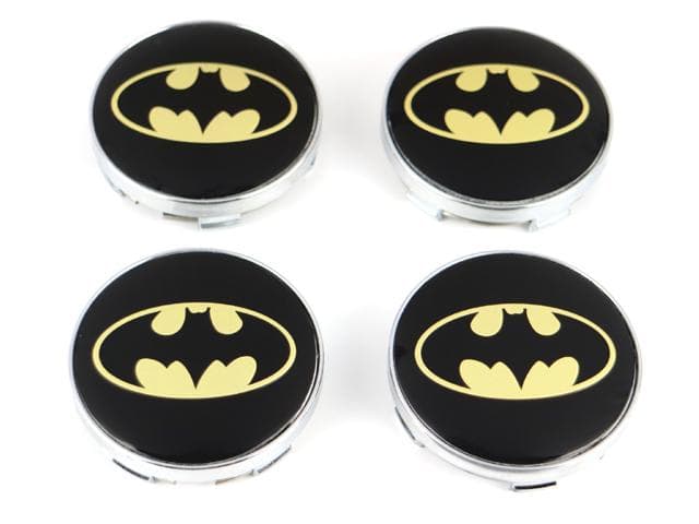 Batman Centrumkåpor till fälgarna 60mm 4-pack