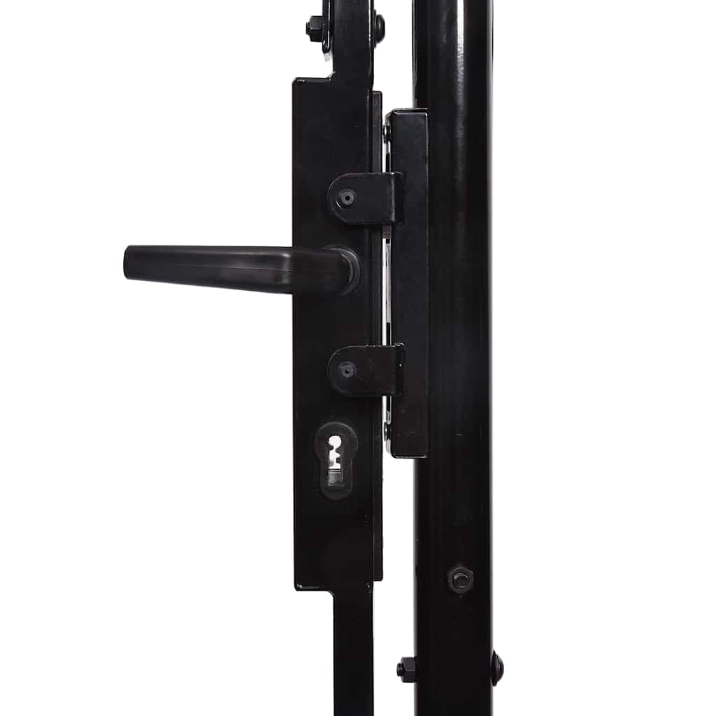 vidaXL Dubbeldörrsgrind Woerden med spjutspets 400x199,5 cm