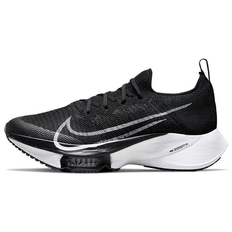 Nike Air Zoom Tempo NEXT% Flyknit Svart Vit Dam Sneakers Antracit Pure-Platinum CI9924-003 cm