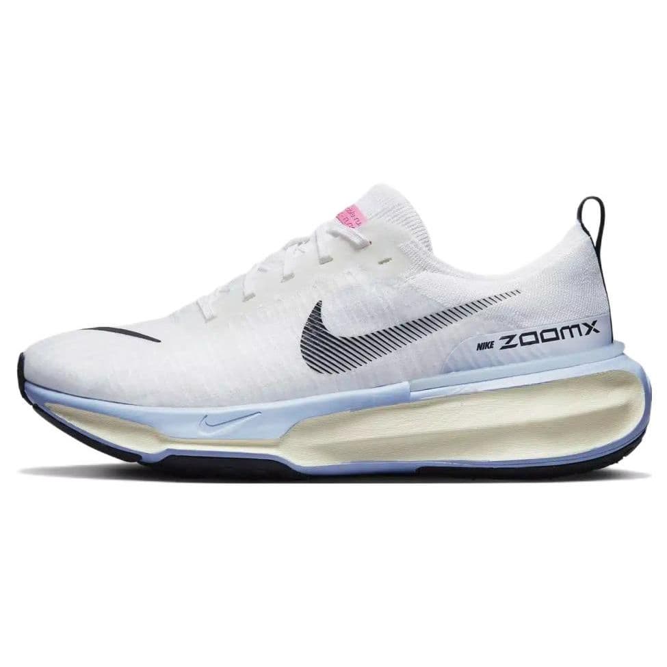 Nike Herr ZoomX Invincible Run Flyknit 3 Vit Cobalt Bliss Herr Sneakers Fotbollsgrå Svart DR2615-100 cm