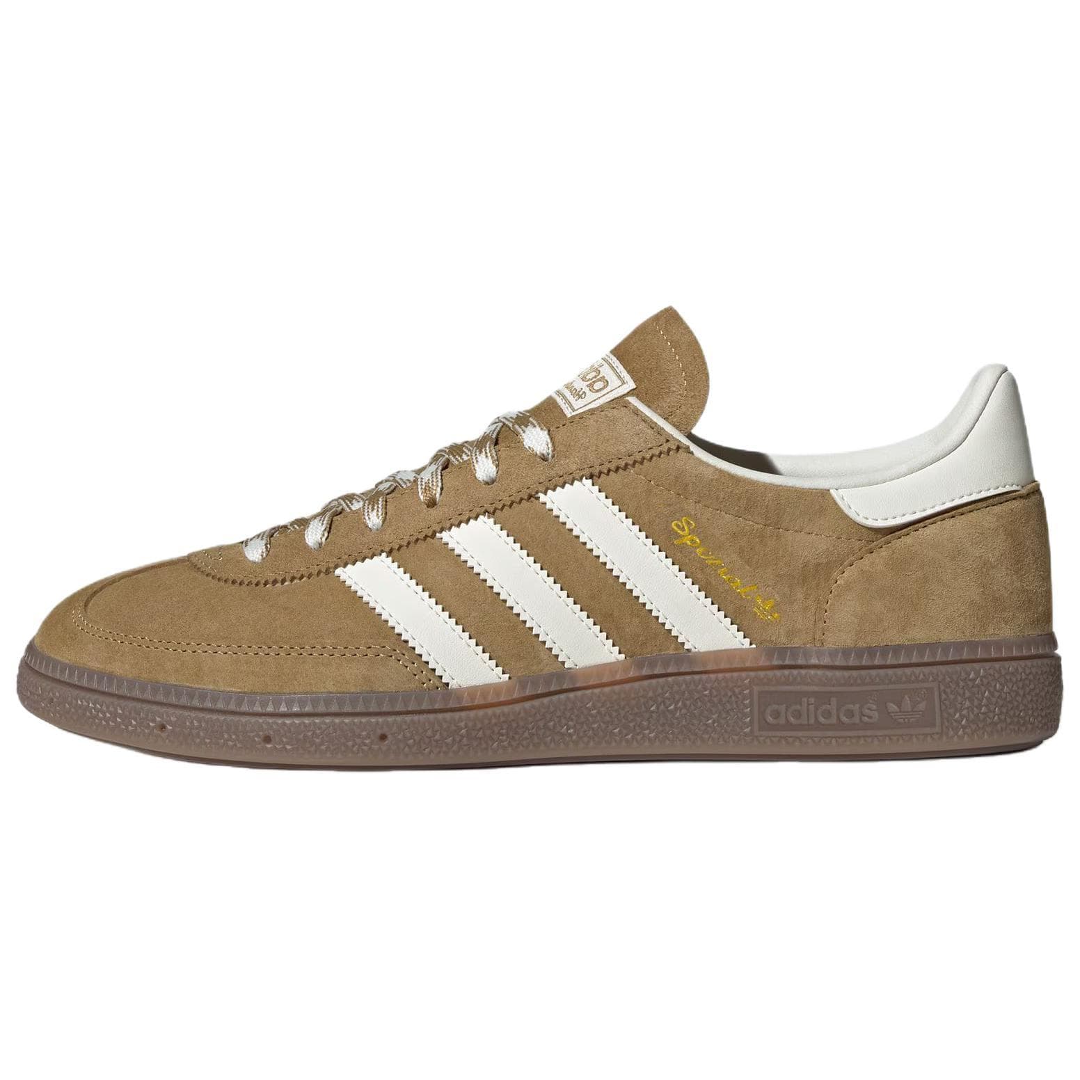 Adidas Originals Handball Spezial Bekväm Passform Låga Träningsskor Unisex Sneakers Khakibruna KI5939 cm