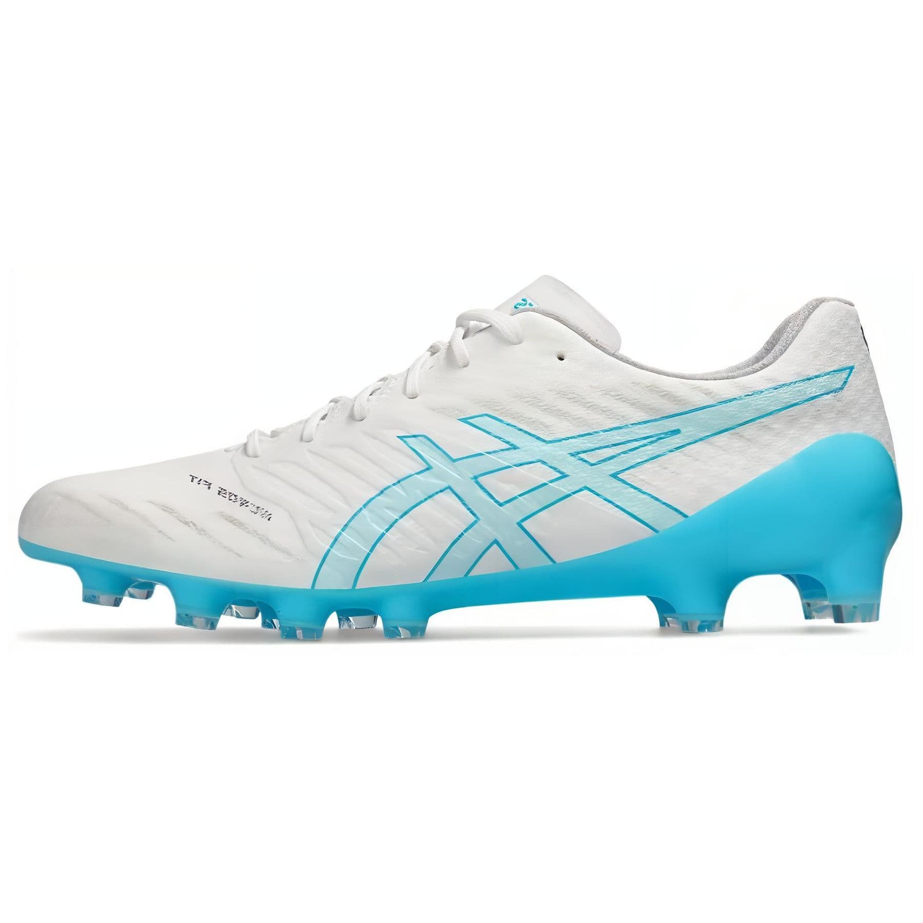 Asics Ds Light Acros 2 Sportkomfort Ag (Gummi Kort Dubb) Fotbollsskor i läder Unisex Fotbollsskor Blå Vita 1101A046-103 cm