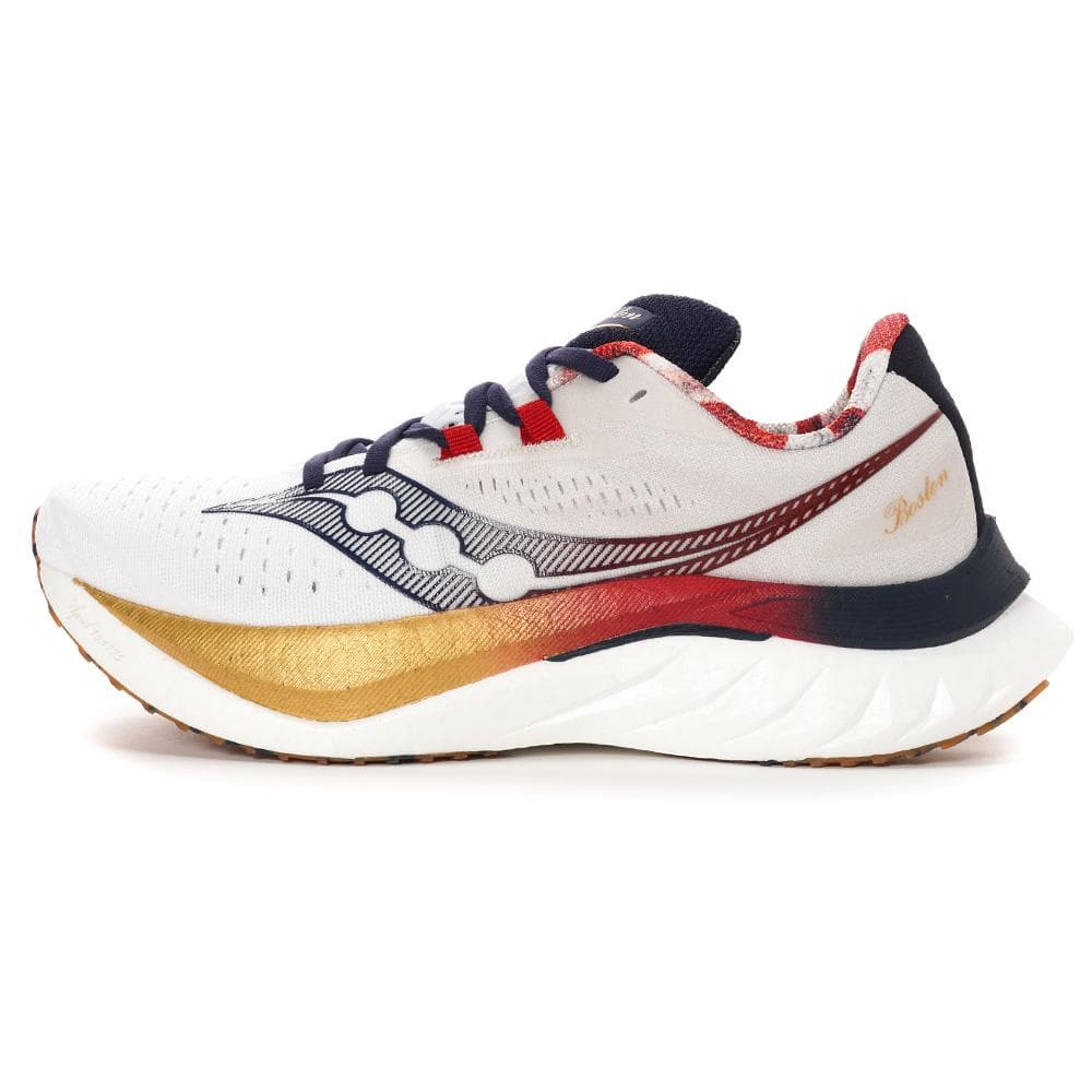 Saucony Endorphin Speed 4 Boston Herrsneakers Vit Marinblå S20940-75 cm