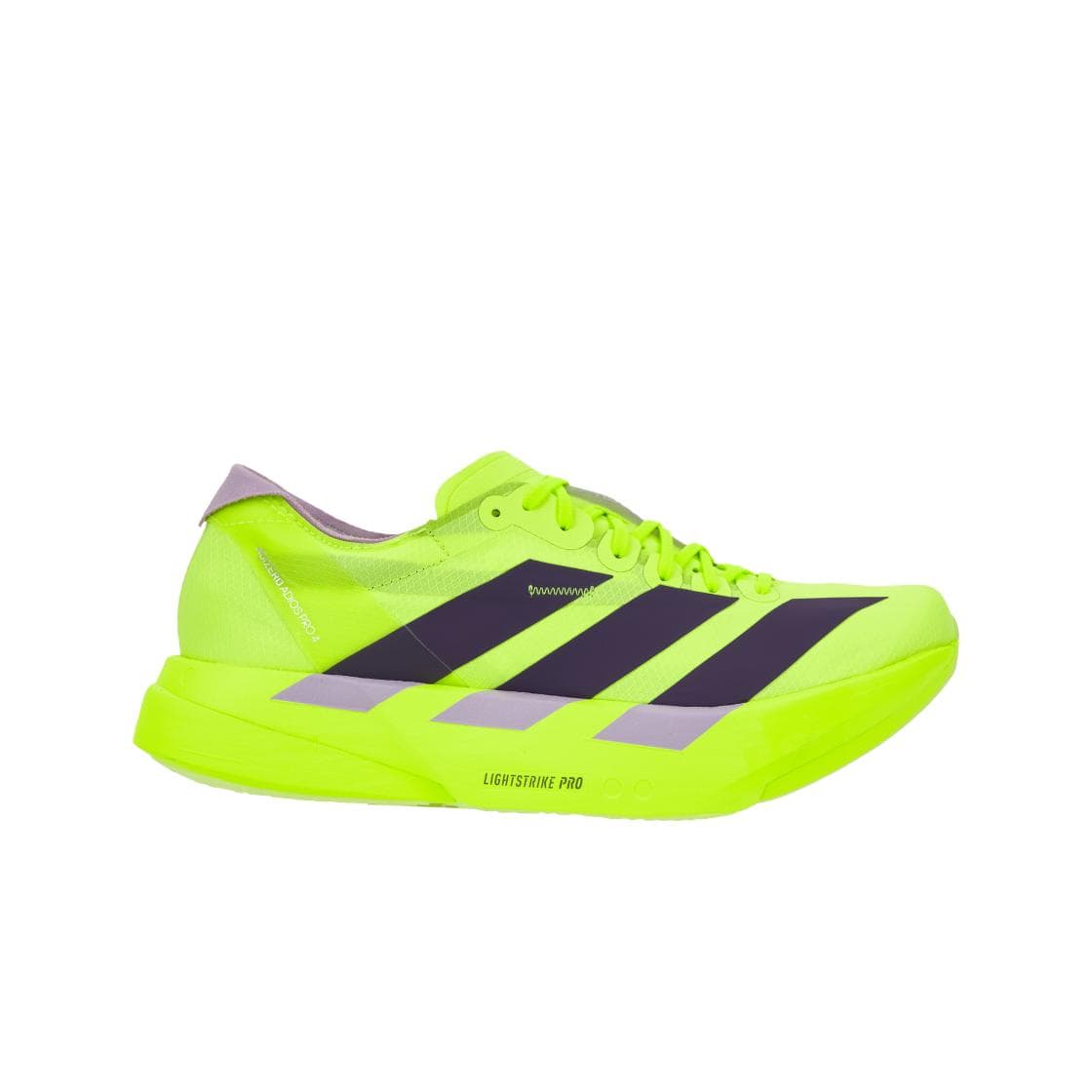 adidas Adizero Adios Pro 4 Solar Gul Plommon Herr Sneakers Aura-Plommon Puder-Plommon JP6623 cm