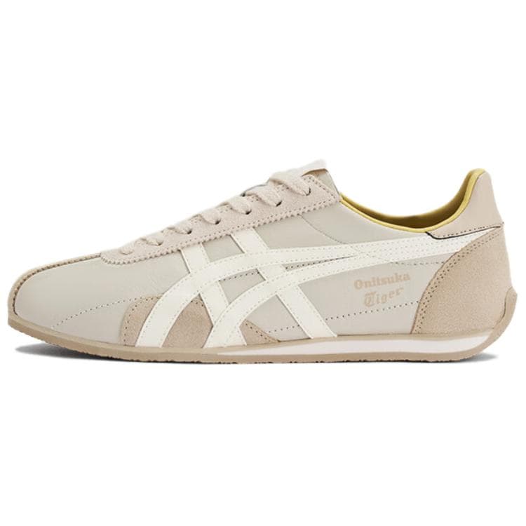Onitsuka Tiger Runspark Bekväma Mångsidiga Halkfria Slitstarka Lätta Låga Casual Skor Unisex sneaker Beige 1183B480-251 cm