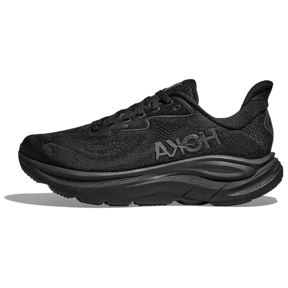 HOKA Clifton 10 Wide Triple Black Damsne Sneakers 1162050-BBLC cm