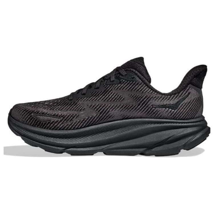 HOKA Clifton 9 Triple Black Herr Sneakers 1127895-BBLC cm