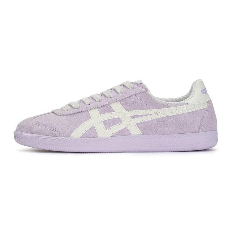 Onitsuka Tiger Tokuten Spaltläder Mode Mångsidiga Lågskor Skateboardskor Unisex sneaker Ljuslila 1183C254-021 cm