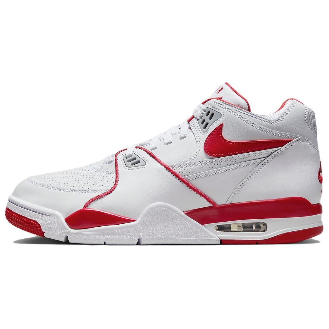 Nike Air Flight 89 OG Vit Varsity Röd Herr Sneakers Varggrå HM3467-100 cm