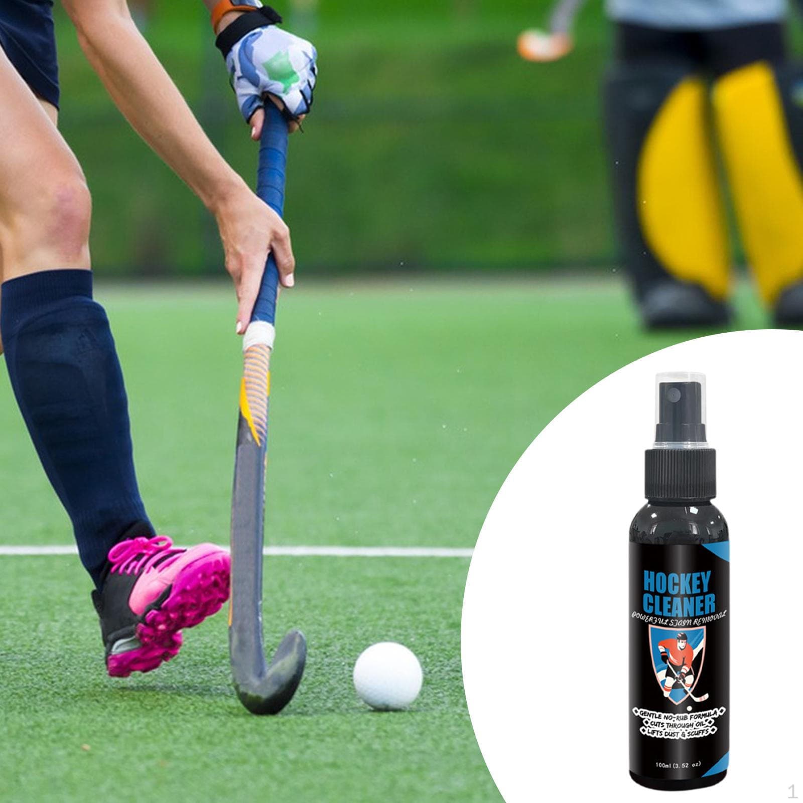 Hockey Cleaner, 100 ml Accessories ,Sturdy,Compact,Professional,Cleaning Lightweight Spray Bottle
