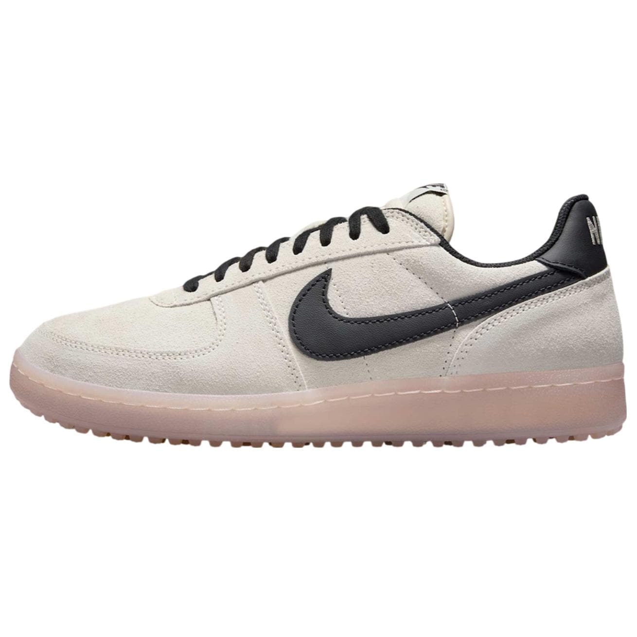 Nike Field General 82 Swoosh Vissel Herr Sneakers Gräddvit Ljus-Orewood-Brun Svart IF0666-100 cm