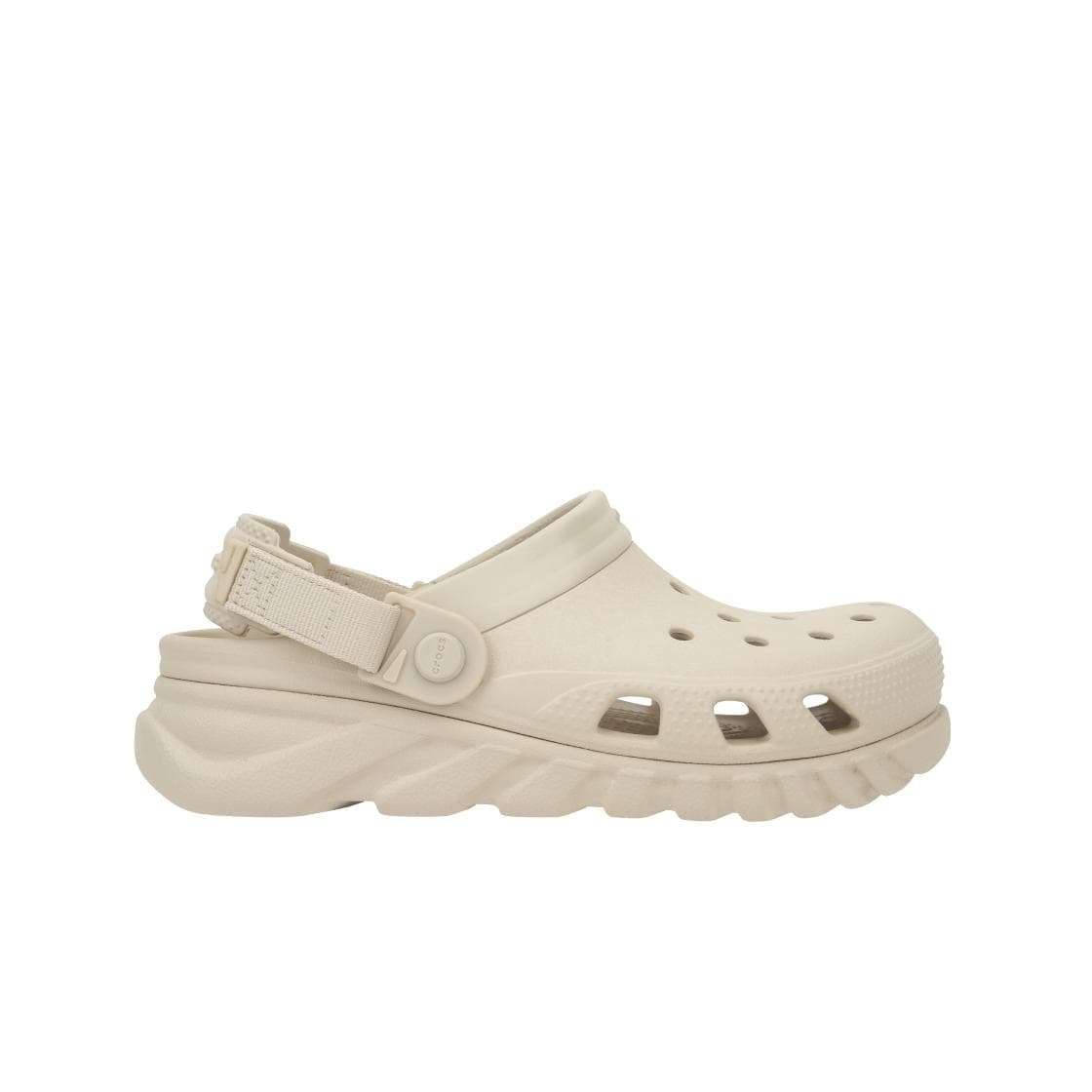 Crocs Duet Max Clog Mjuka Bekväma Mångsidiga Tofflor Unisex tofflor Cementgrå 208776-160 cm