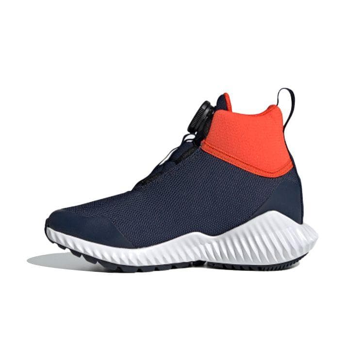 Adidas Fortatrail Boa K Bekväma Halkfria Slitstarka Andningsbara Höga Utomhusskor Barnskor Blå Orange G27561 cm