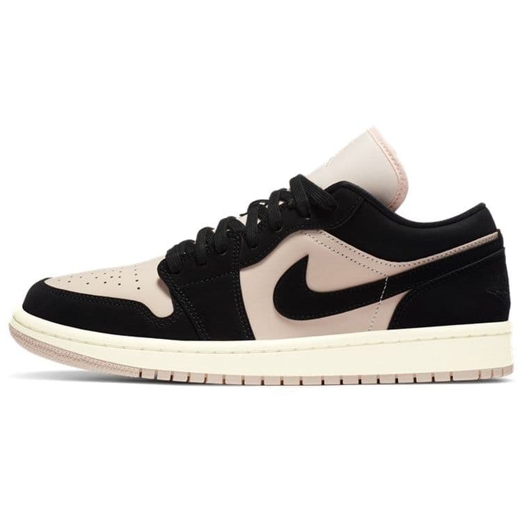 Air Jordan 1 Low Svart Guava Ice Dam Sneakers Sail DC0774-003 cm