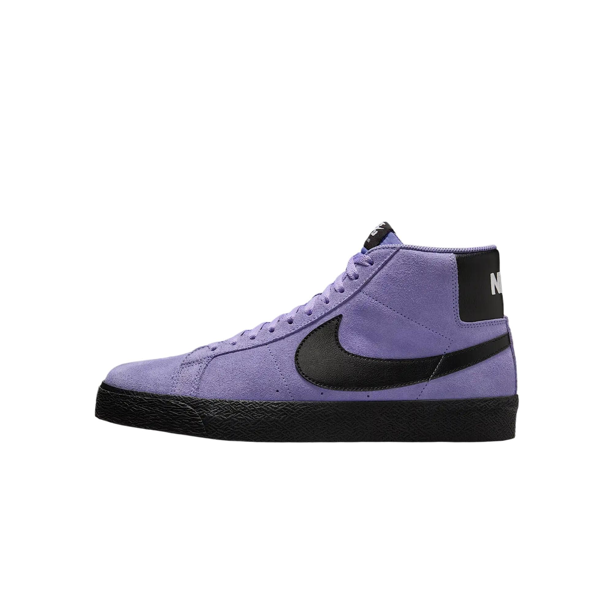 Nike Zoom Blazer Mid SB Dusty Amethyst Black Unisex Sneakers Lila Vit FD0731-500 cm