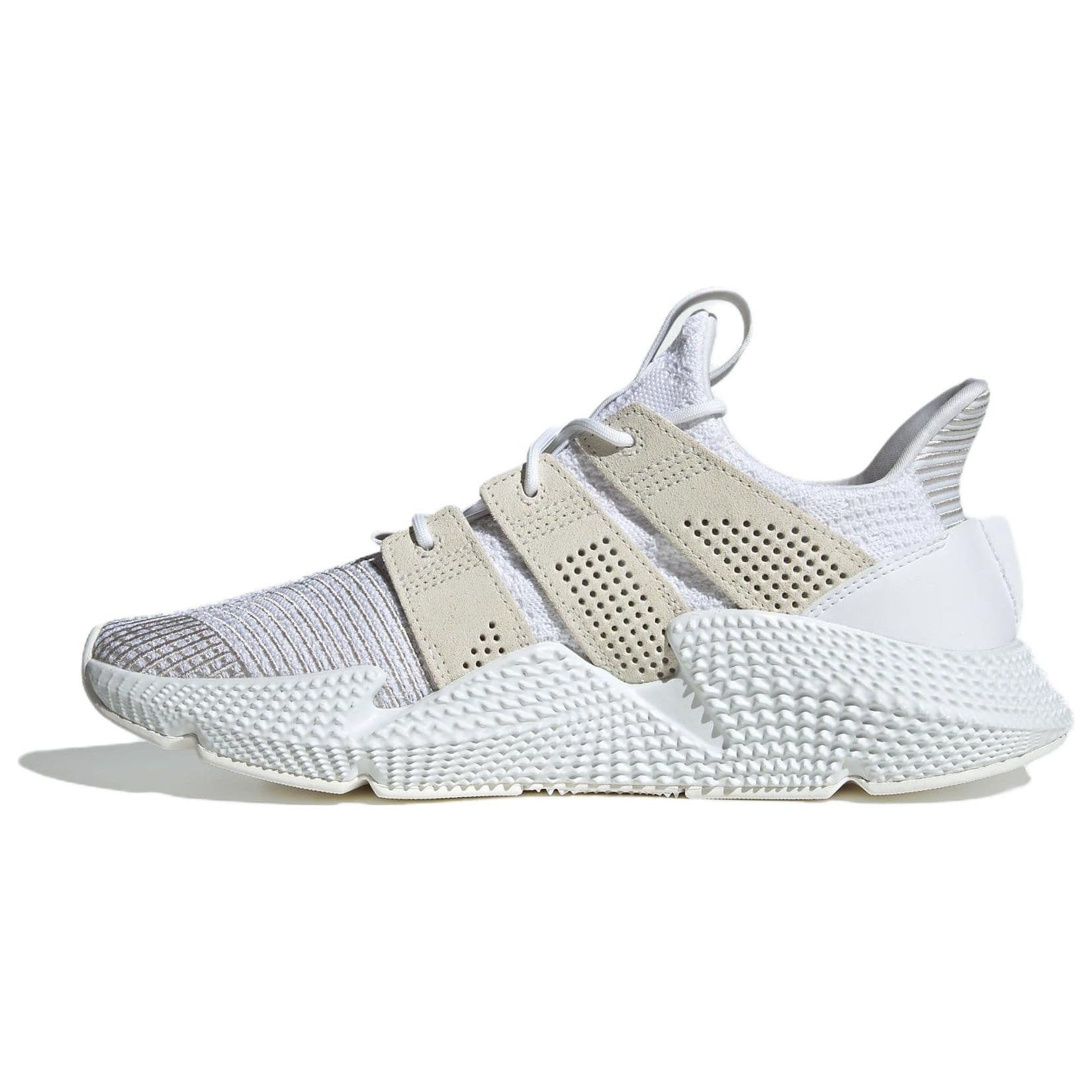 Adidas Originals Prophere Tyg Läder Bekväma Mångsidiga Lågskurna Livsstil Vardagsskor Unisex Vardagsskor Vit IH2516 cm