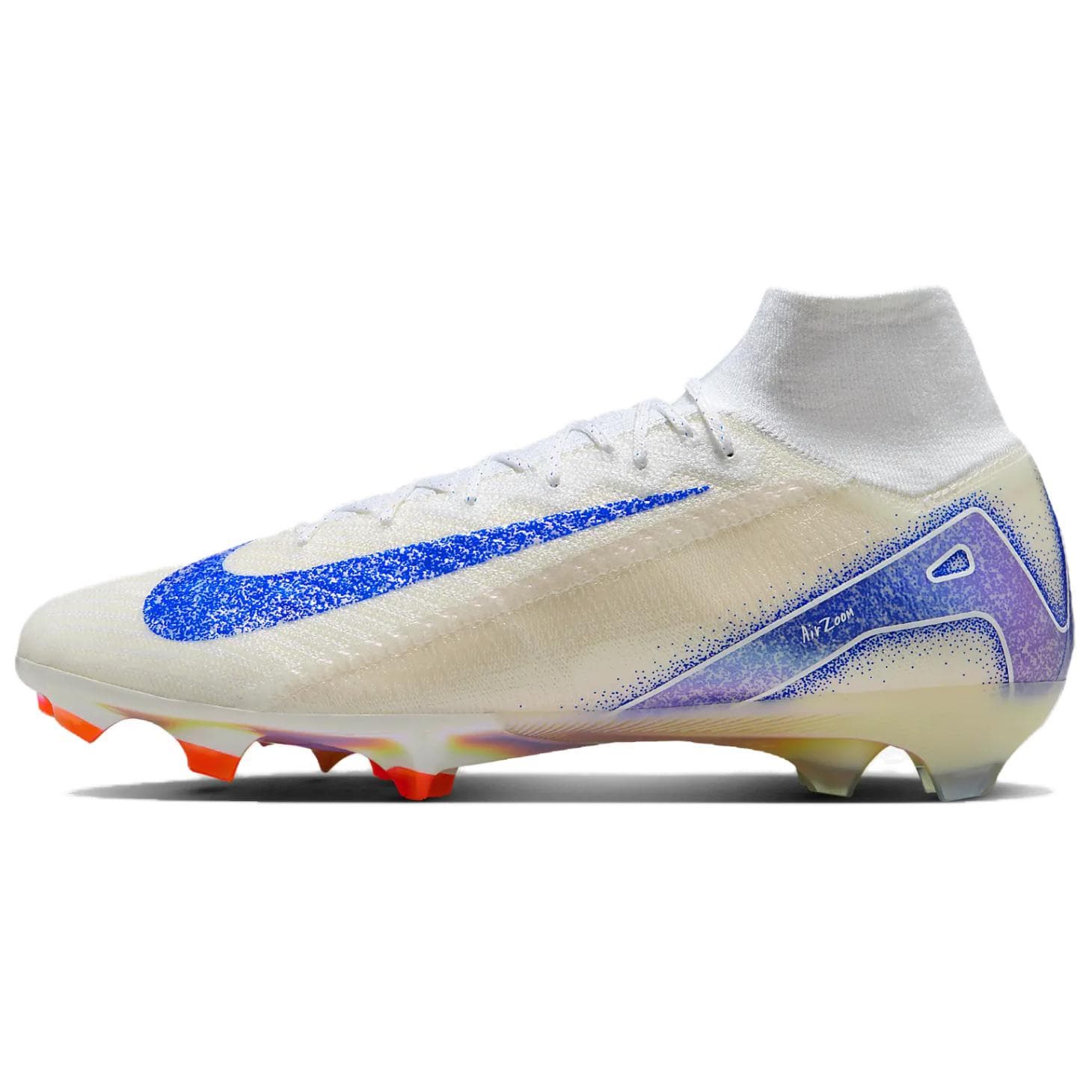 Nike Zoom Mercurial Superfly 10 Elite FG Blueprint Pack Unisex Sneakers Vit Racer-Blå HJ9293-100 cm
