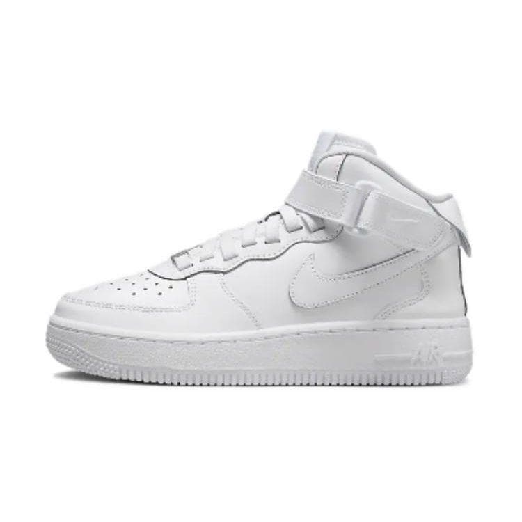 Nike Air Force 1 Mid EasyOn SE GS Triple White Barnsneakers FN1193-111 cm