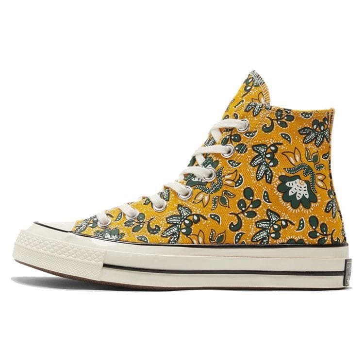 Converse Chuck 70 High Paisley - Gold Dart Unisex Sneakers Gul Egret Eld 171073C cm