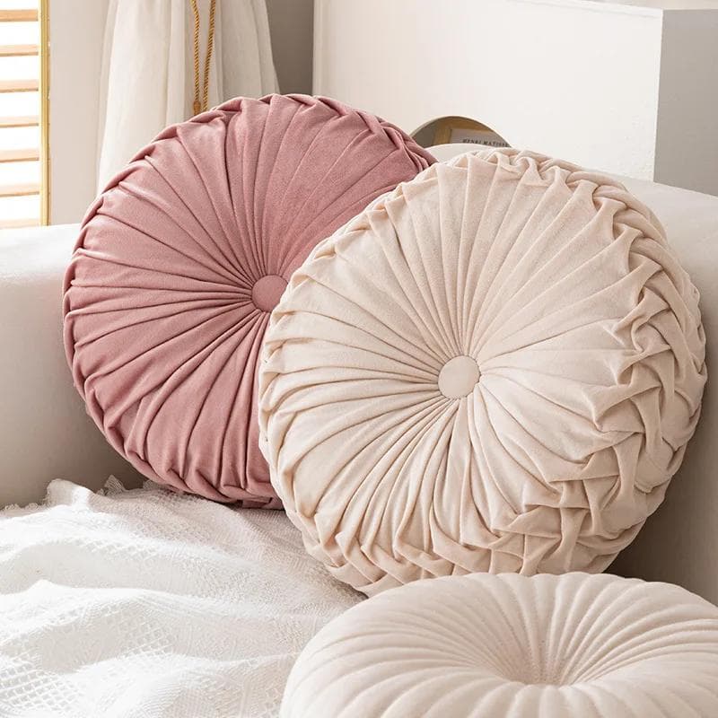 Pumpa Kudde Rund Kudde Rosa Kudde Midjekudde Vardagsrum Soffa B&B Dekorativt hjul Futon