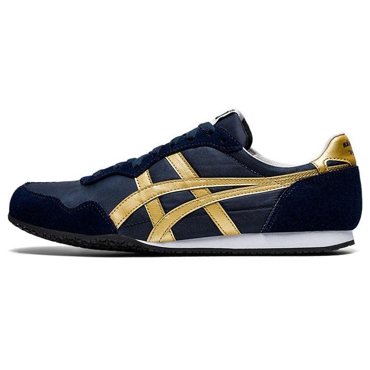 Onitsuka Tiger Serrano Midnatt Ren Guld Unisex Sneakers Blå 1183B400-400 cm