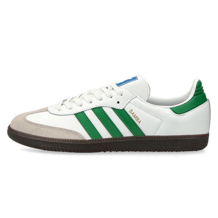 adidas Samba OG Vit Grön Unisex Sneakers Molnvit Leverantörsfärg IG1024 cm