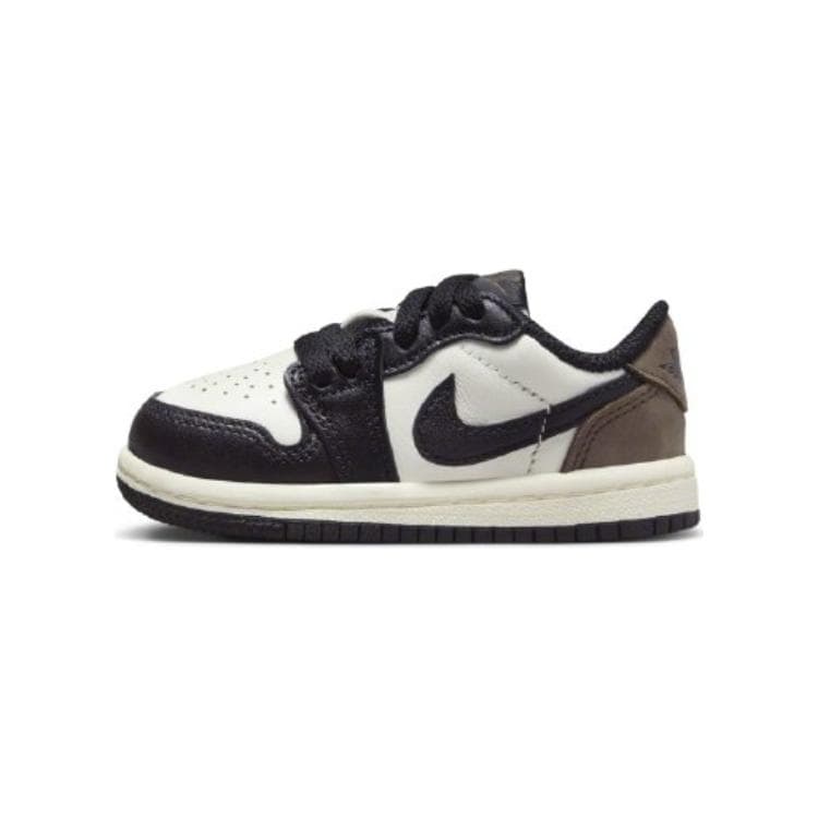 Air Jordan 1 Retro Low OG TD Mocha Babysneakers Vit Svart Mörk-Mocka FQ5435-102 cm