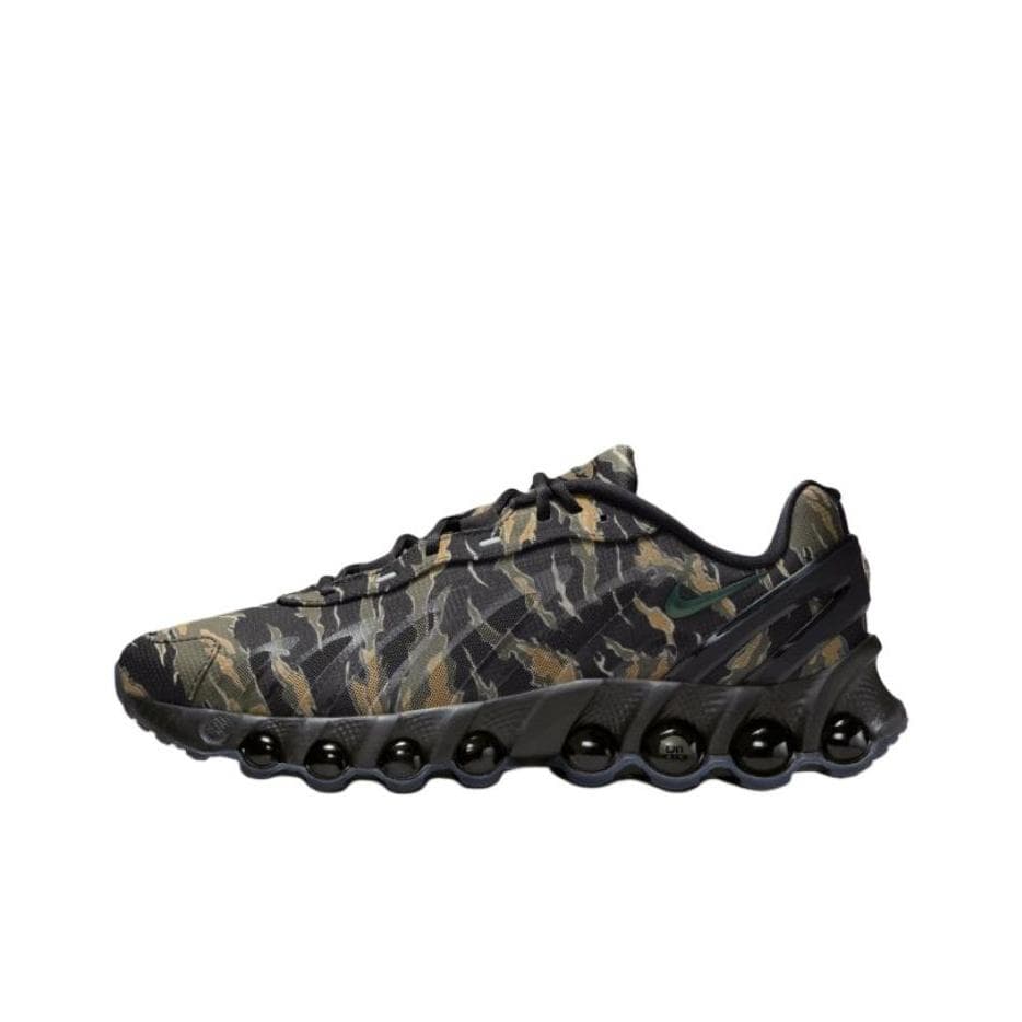 Nike Air Max DN8 Tiger Camo Unisex Sneakers Svart Medium-Oliv Platt-Guld IH2141-200 cm