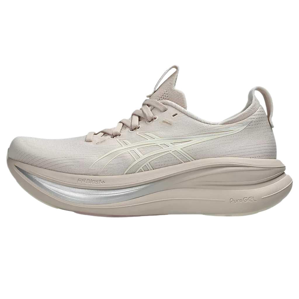 Asics Gel-Nimbus 28 Rund Tå Tjock Sula Stötdämpande Andningsbara Låga Löparskor Dam sneakers 1012B899-250 cm
