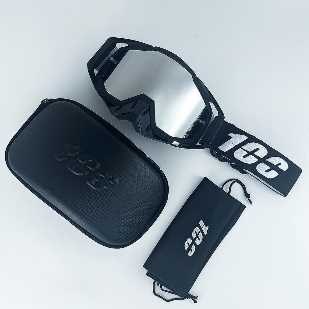100 Motocrossglasögon HD-lins Män Motorcykelglasögon Škglasögon Kvinnor Moto MX MTB Solglasögon Dirtbike-tillbehör