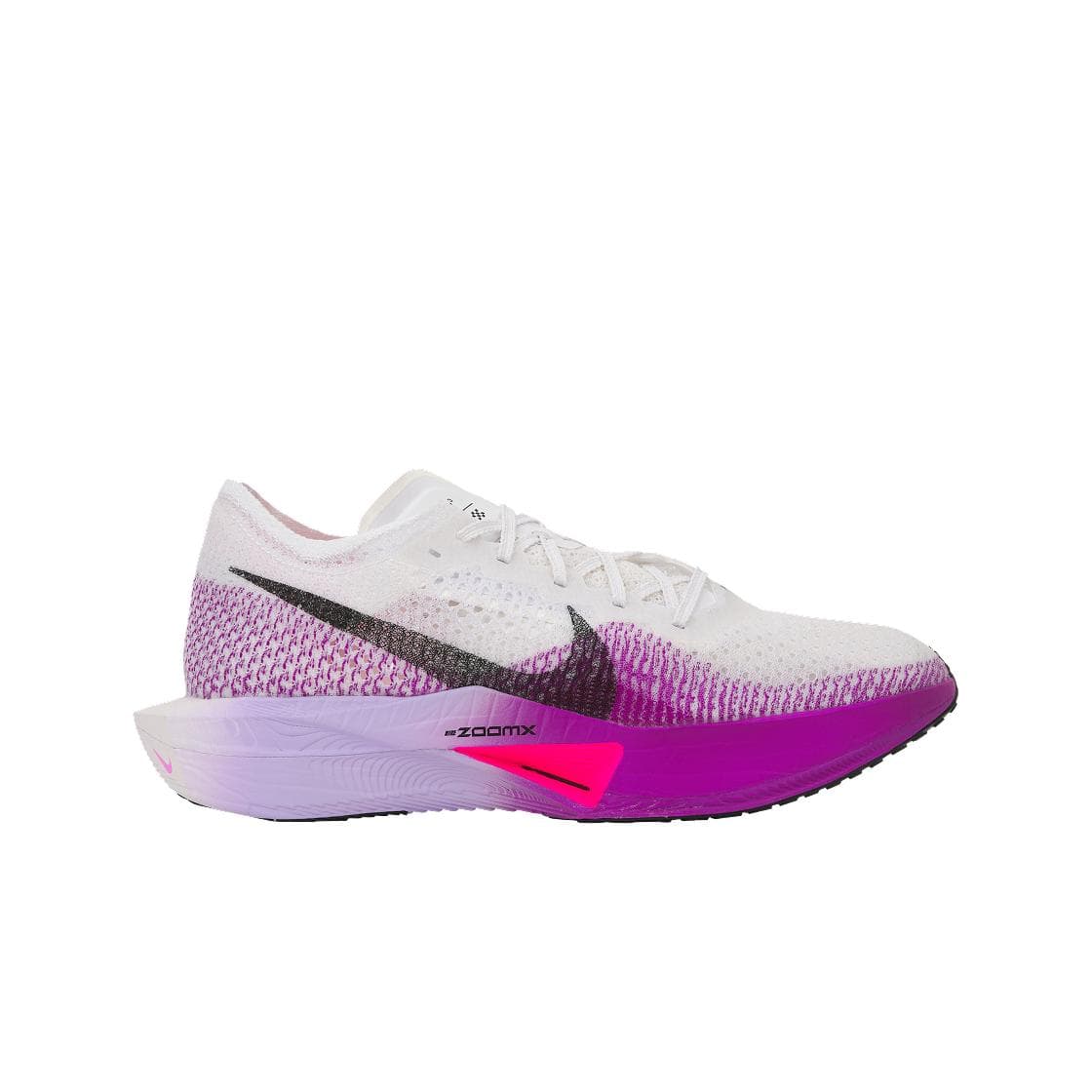 Nike ZoomX VaporFly Next% 3 Vit Vivid Purple Unisex Sneakers Lila-Agat Svart DV4129-104 cm