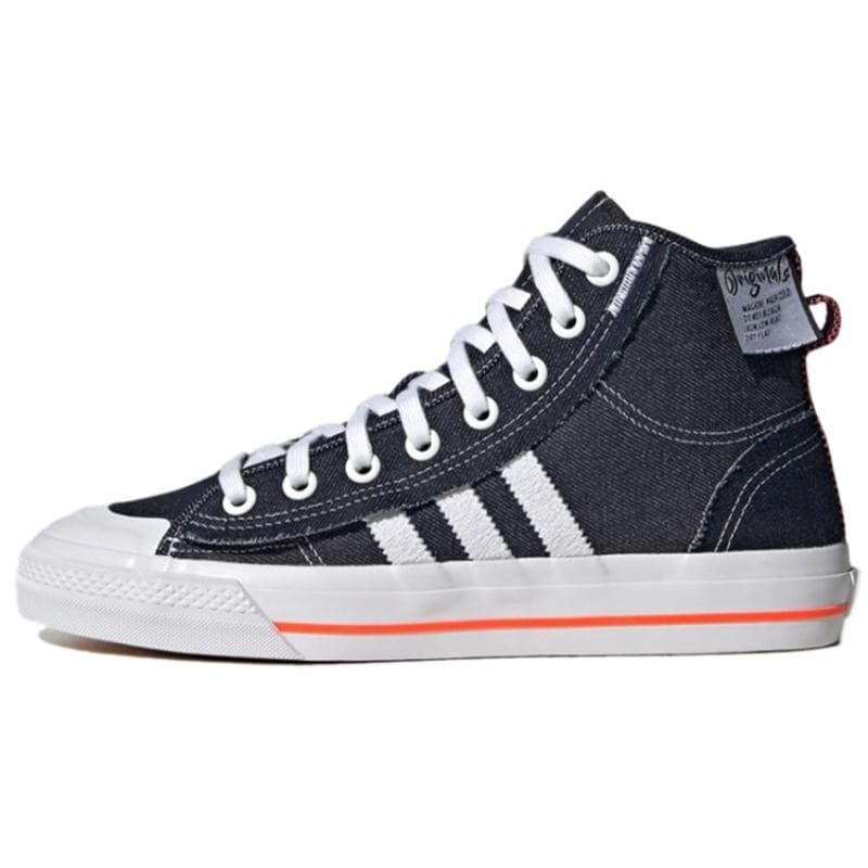 Adidas Nizza Hi Rf Navy Denim Vita Sneakers H67835