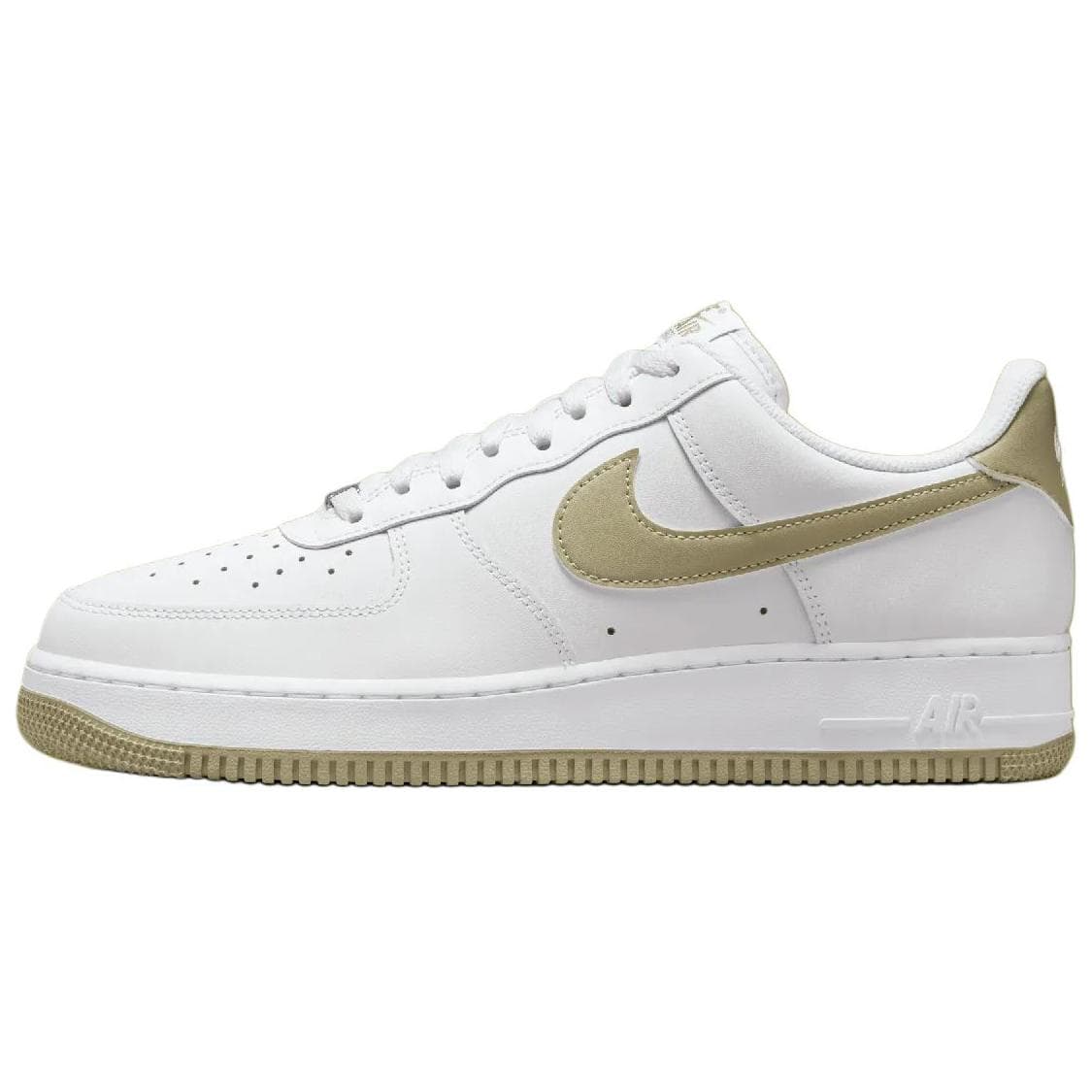 Nike Air Force 1 Low '07 Vit Neutral Oliv Sneakers FJ4146-110 cm vit