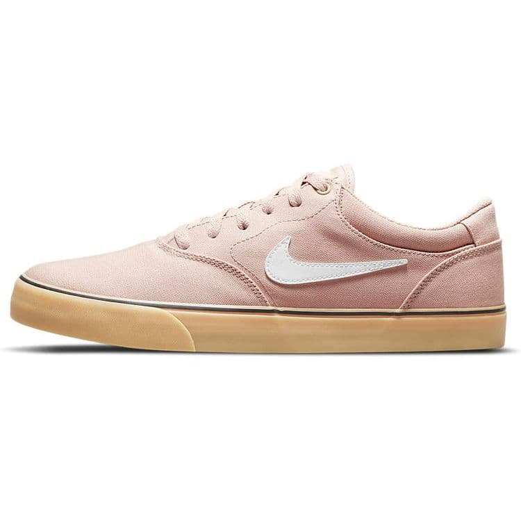 Nike Chron 2 Canvas SB Rosa Oxford Unisex Sneakers Gummi-Ljusbrun Vit DM3494-600 cm