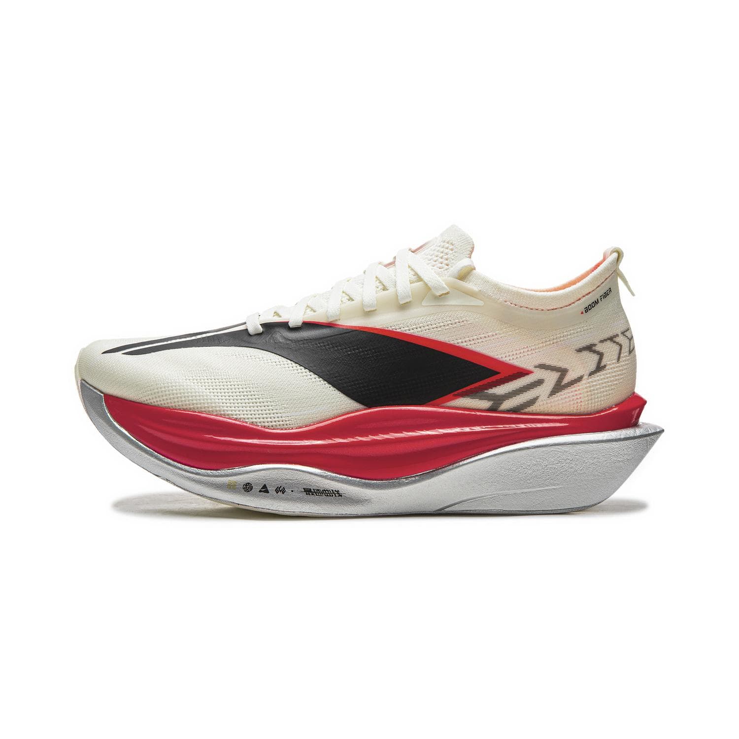 Li Ning Feidian 6 ELITE Dämpning Halkskydd Slitstark Šterstuds Lågskuren Kolfiberplatta Löparskor Unisex ARMW001-5 cm