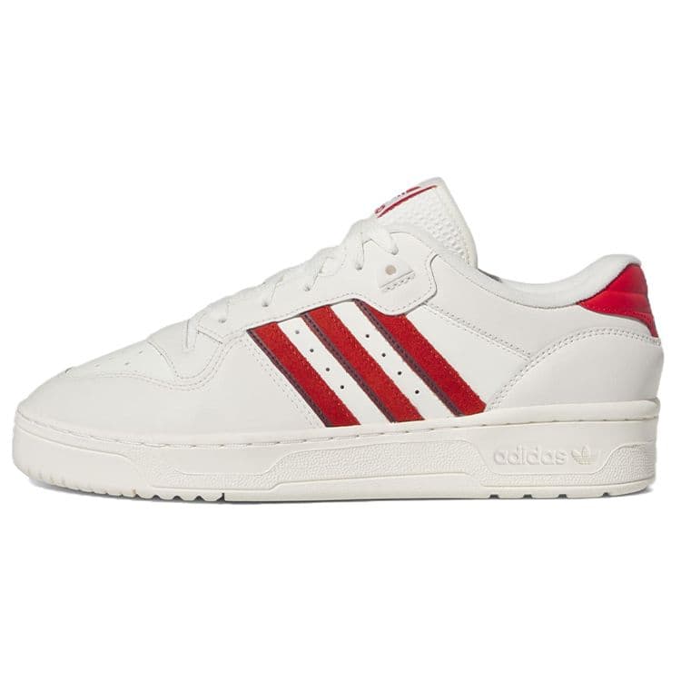 Adidas Rivalry Low Molnvitt Skuggrött Herr Sneakers Krämvit IE7196 cm