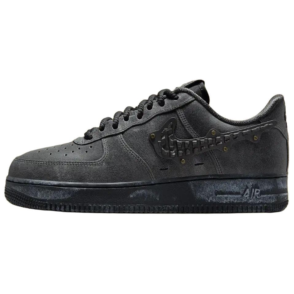 Nike Air Force 1 07 LV8 Metalwork Herr Sneakers Svart Medium-Aska Antracit IH4965-254 cm