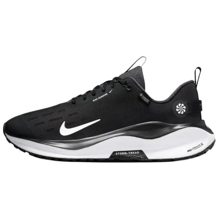 Nike React Infinity Run 4 Gore Tex Svart Antracit Volt Vit Sneakers HQ0265-001 cm svart vit färg