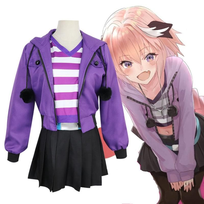 Anime Fate Apocrypha Astolfo Cosplay Kostymer Casual Coat Halloween Uniformer Full Set cm