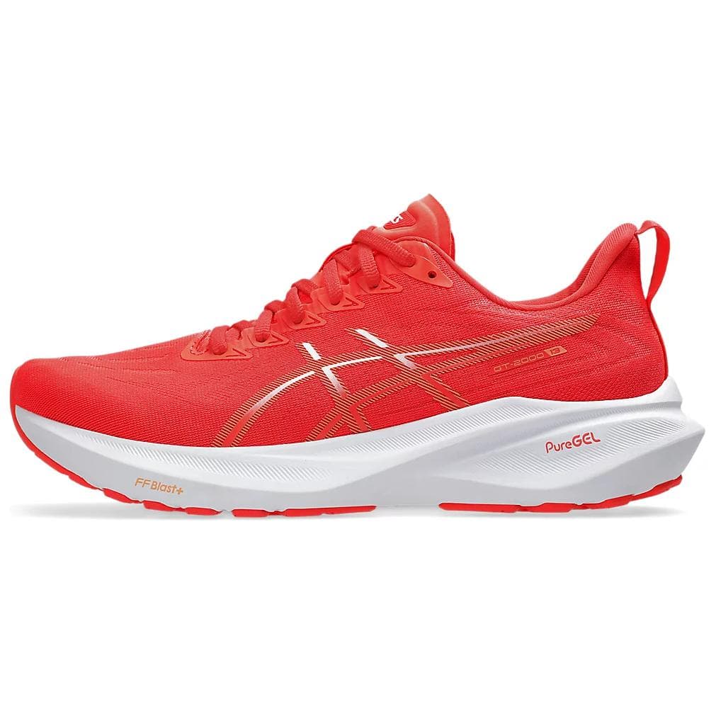 Asics GT-2000 13 Bekväma Mångsidiga Lågskurna Löparskor Herr sneaker Röd Vit 1011B861-700 cm