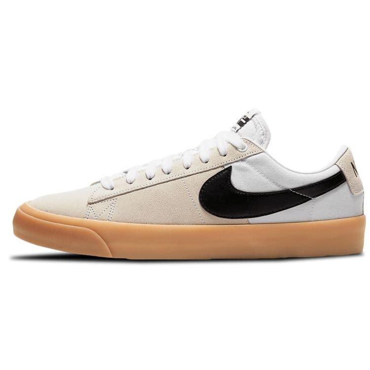 Nike Zoom Blazer Low Pro GT SB Vit Gummi Unisex Sneakers Svart DC7695-100 cm