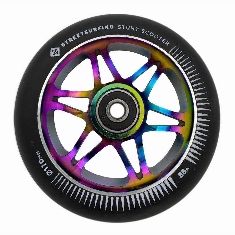 Streetsurfing 110mm Aluminium Wheels Neochrome 2-pack