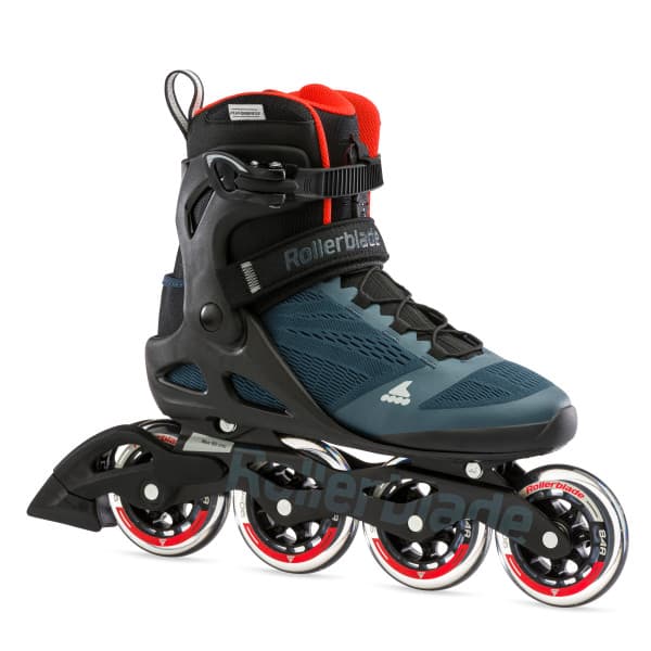 Rollerblade Macroblade Inline Rullskridsko herr 90 mm Blå/Orange